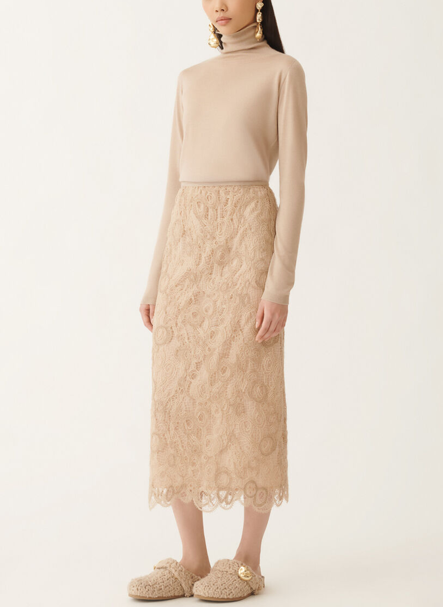 Macramé Lace Skirt - Fabiana Filippi
