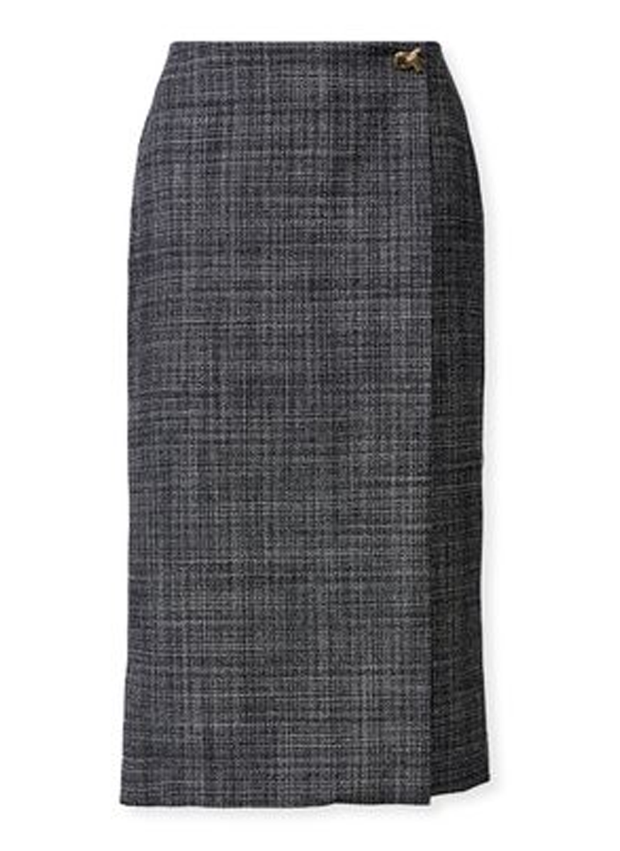 Mouline Wrap Midi Skirt