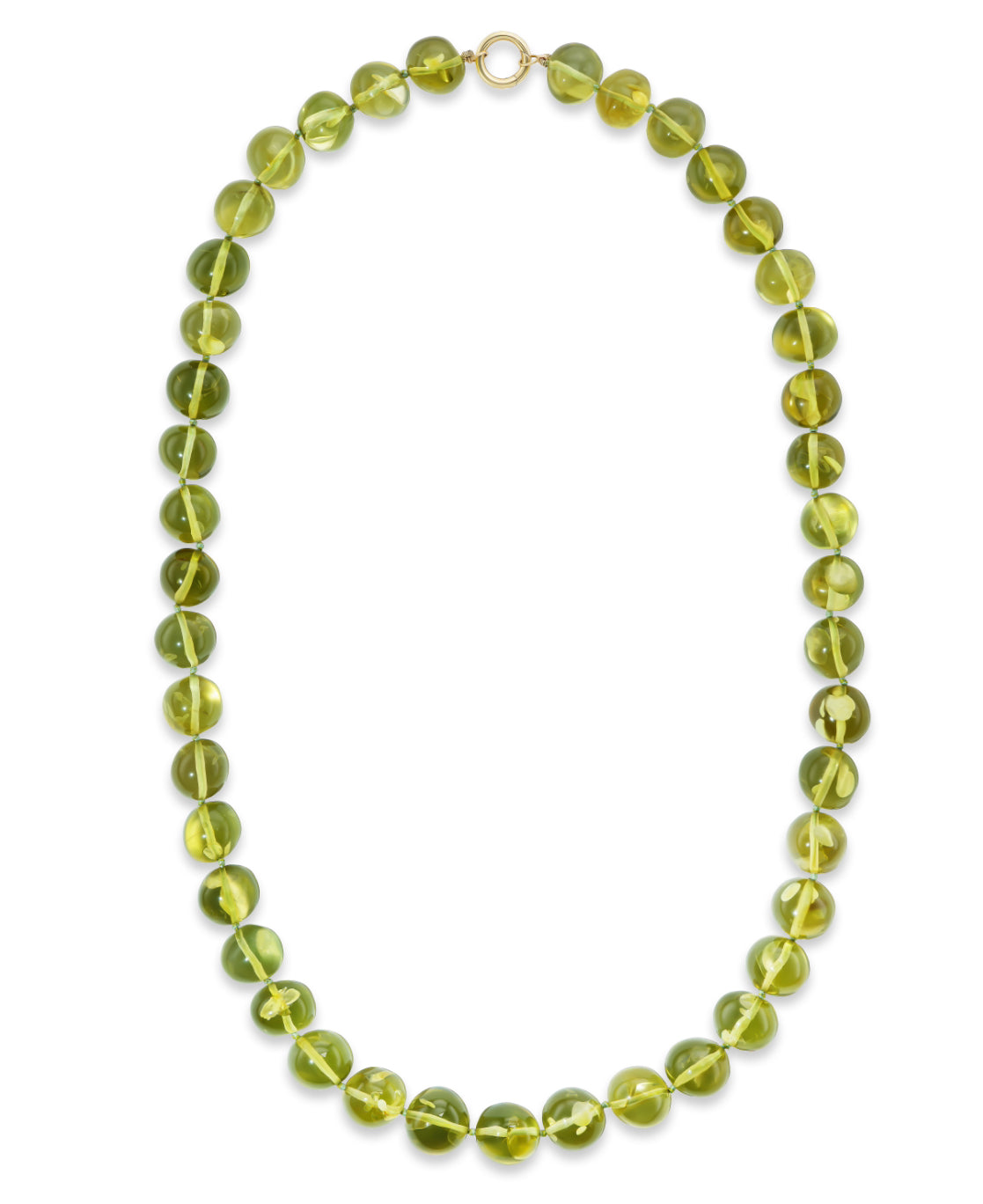 Green Amber Necklace