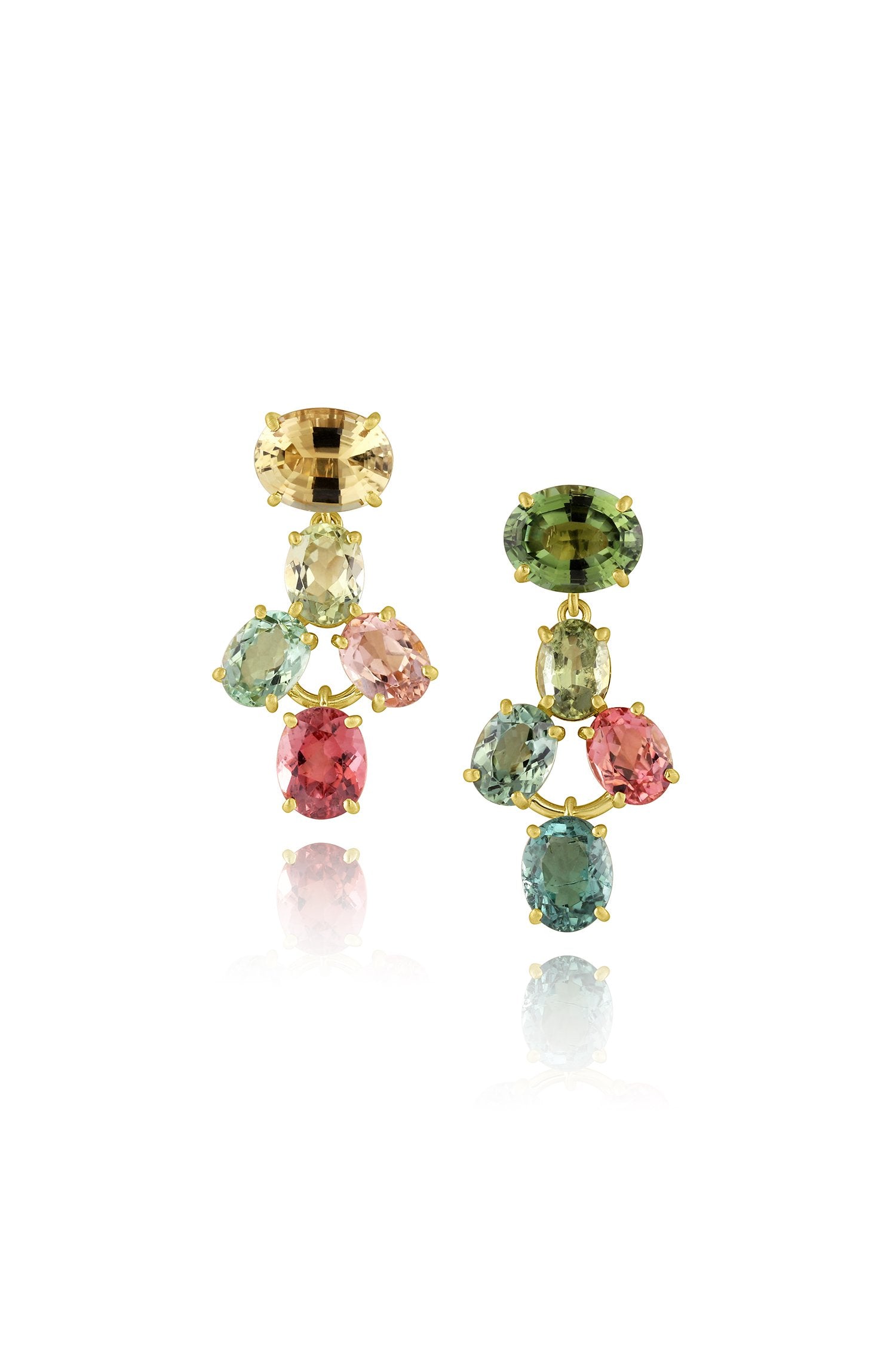 Amal Drop Tourmaline Earrings