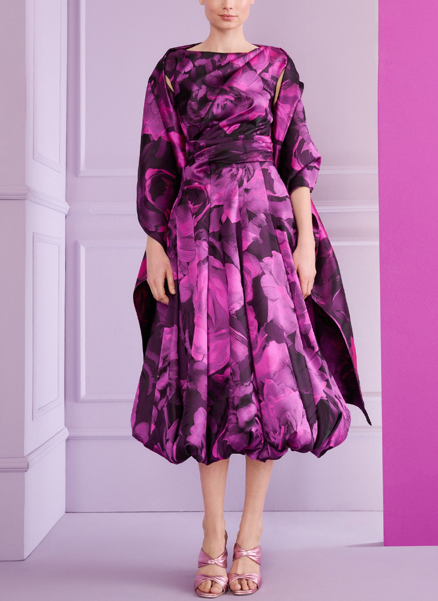 Rose Jacquard Stole