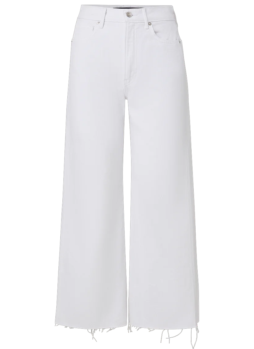 Taylor Crop Jean in White