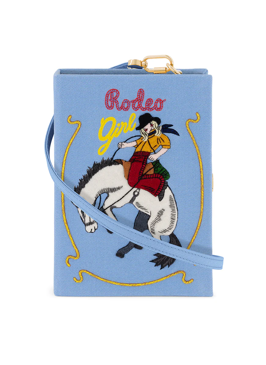 Rodeo Girl Book Clutch with Strap