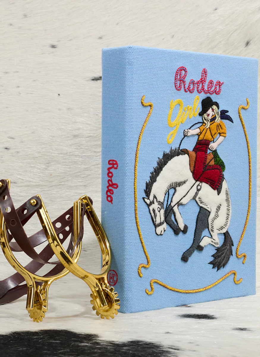 Rodeo Girl Book Clutch with Strap