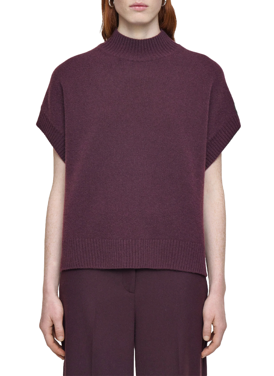 Luxe Cashmere Top in Maraschino