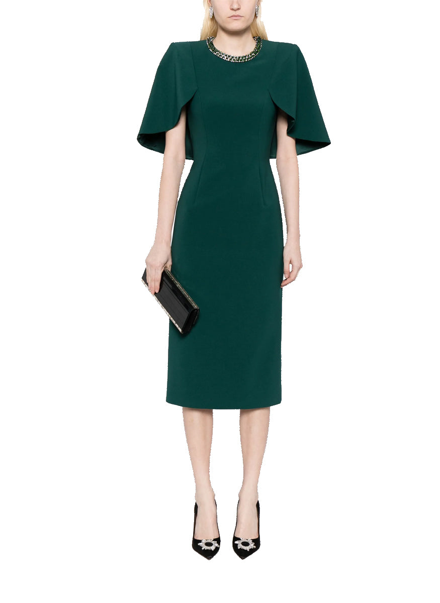 Flirtini Crystal Collar Cocktail Dress