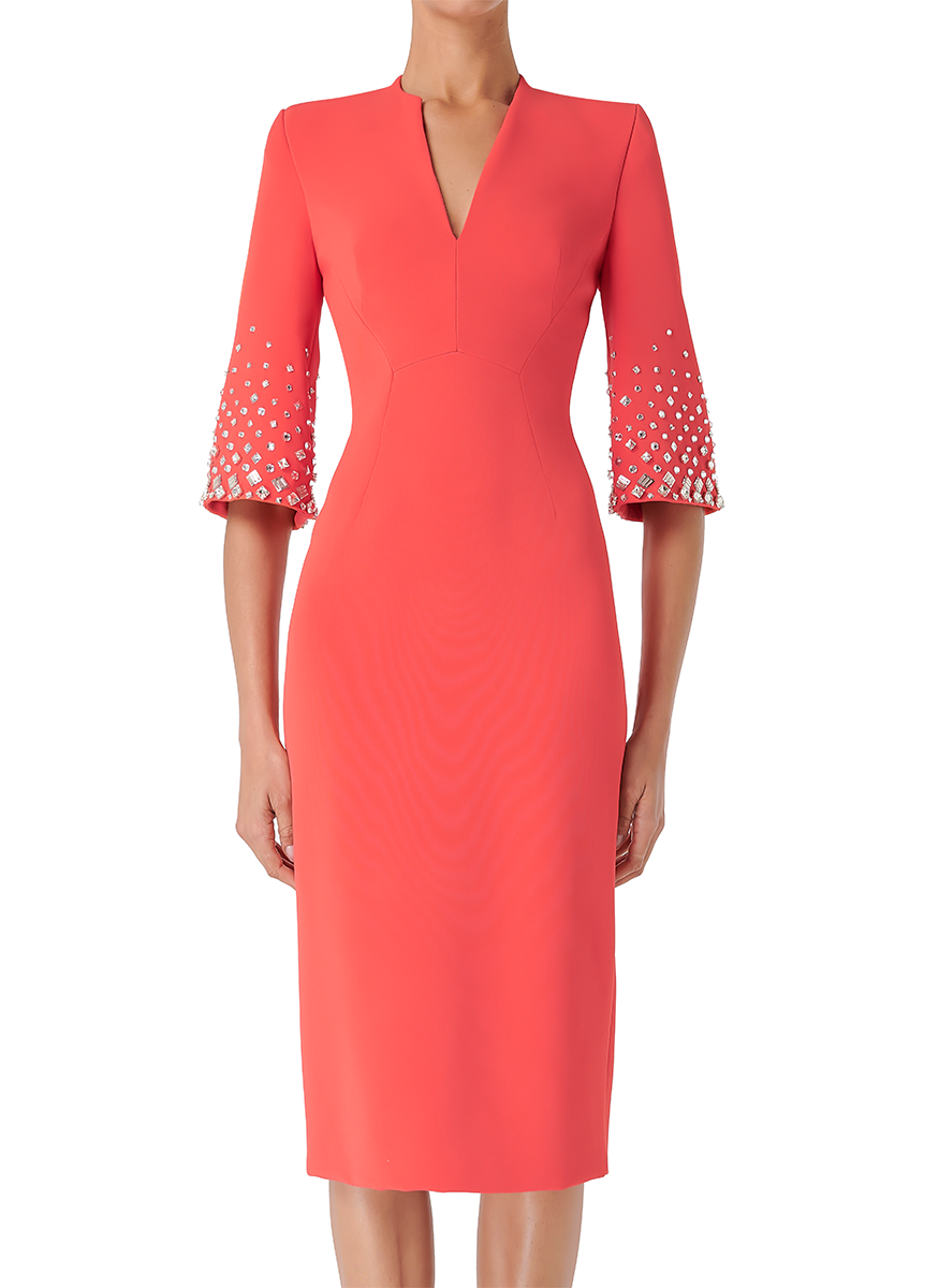 Layla Crepe Cocktail Dress