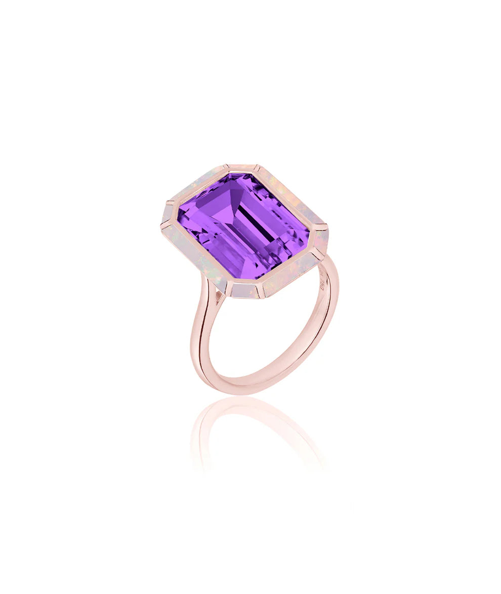 Melange Amethyst Ring