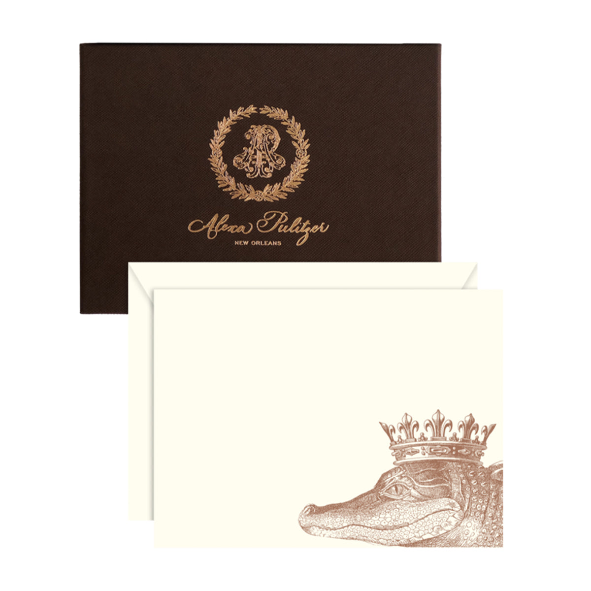 King Gator Engraved Boxed Notes