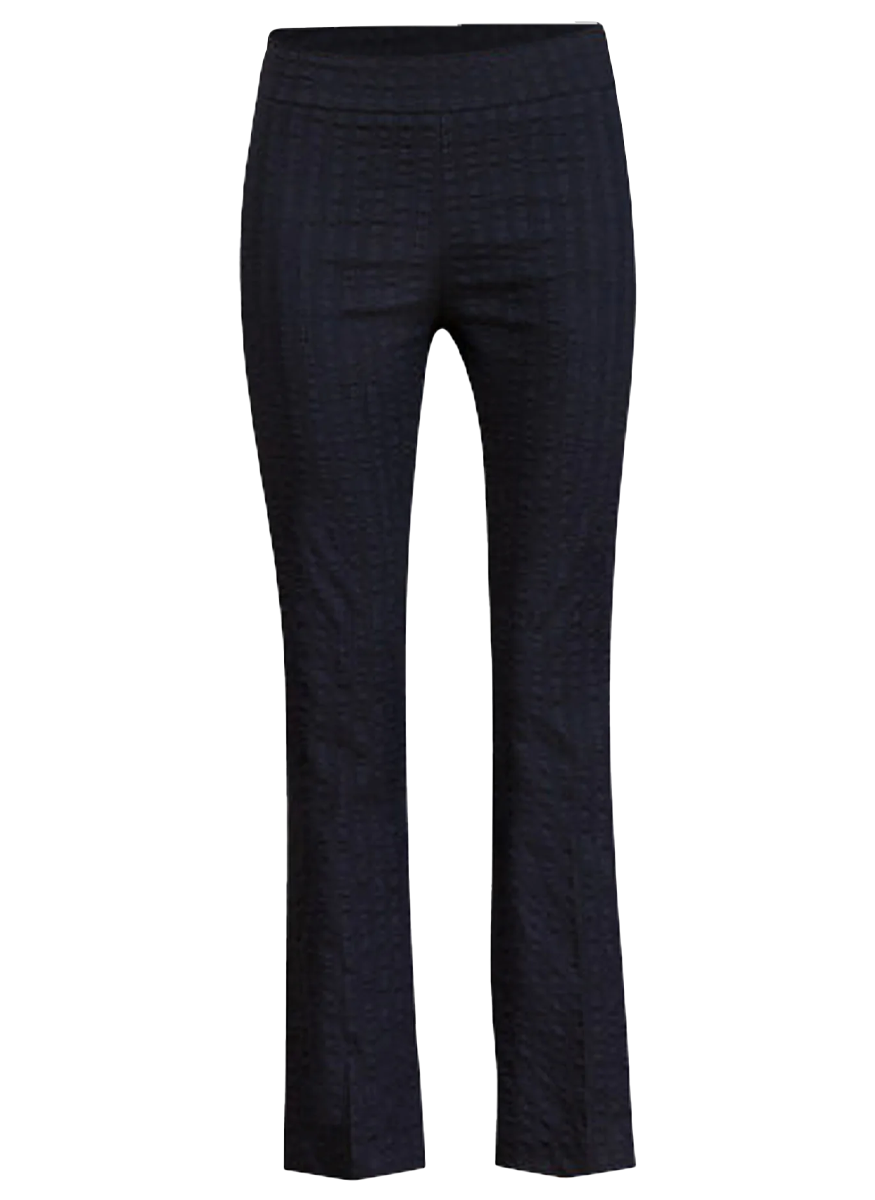 Leo Seersucker Pant in Navy