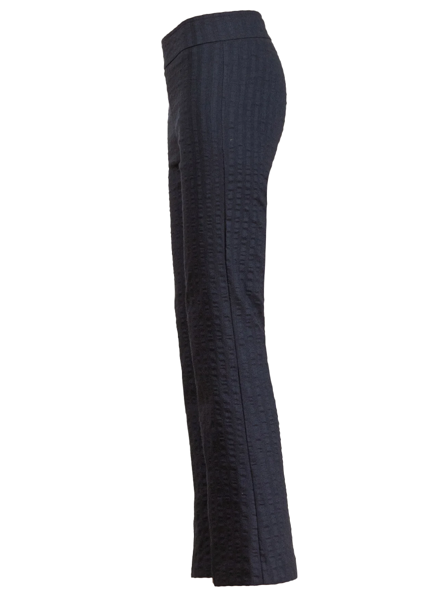 Leo Seersucker Pant in Navy