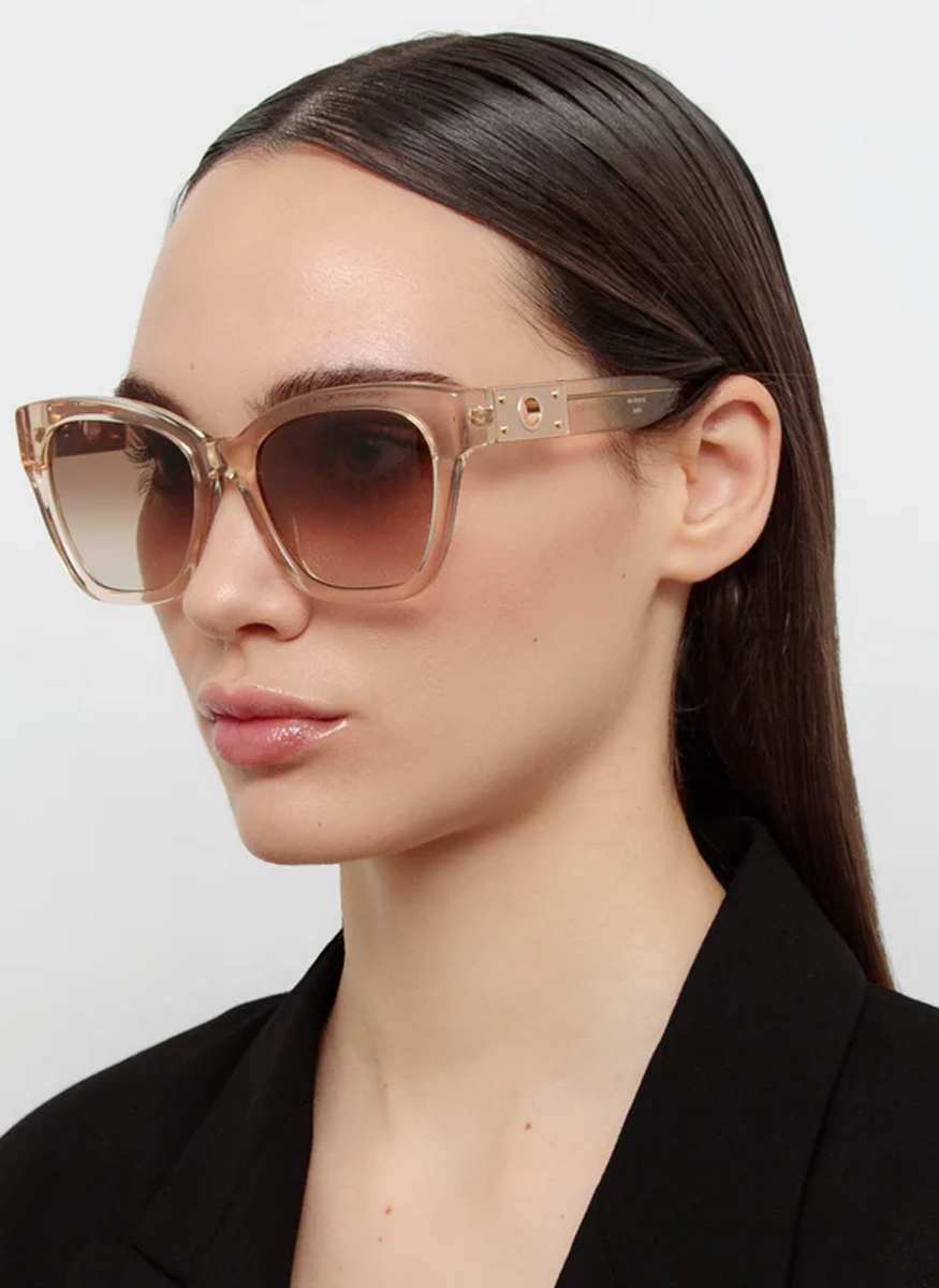 Tamara Oversized Sunglasses in Ash