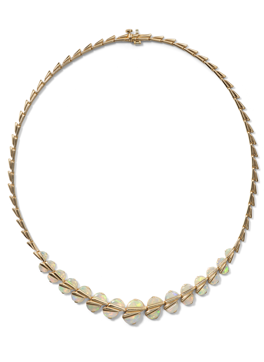 Lily Pad Riviere Necklace