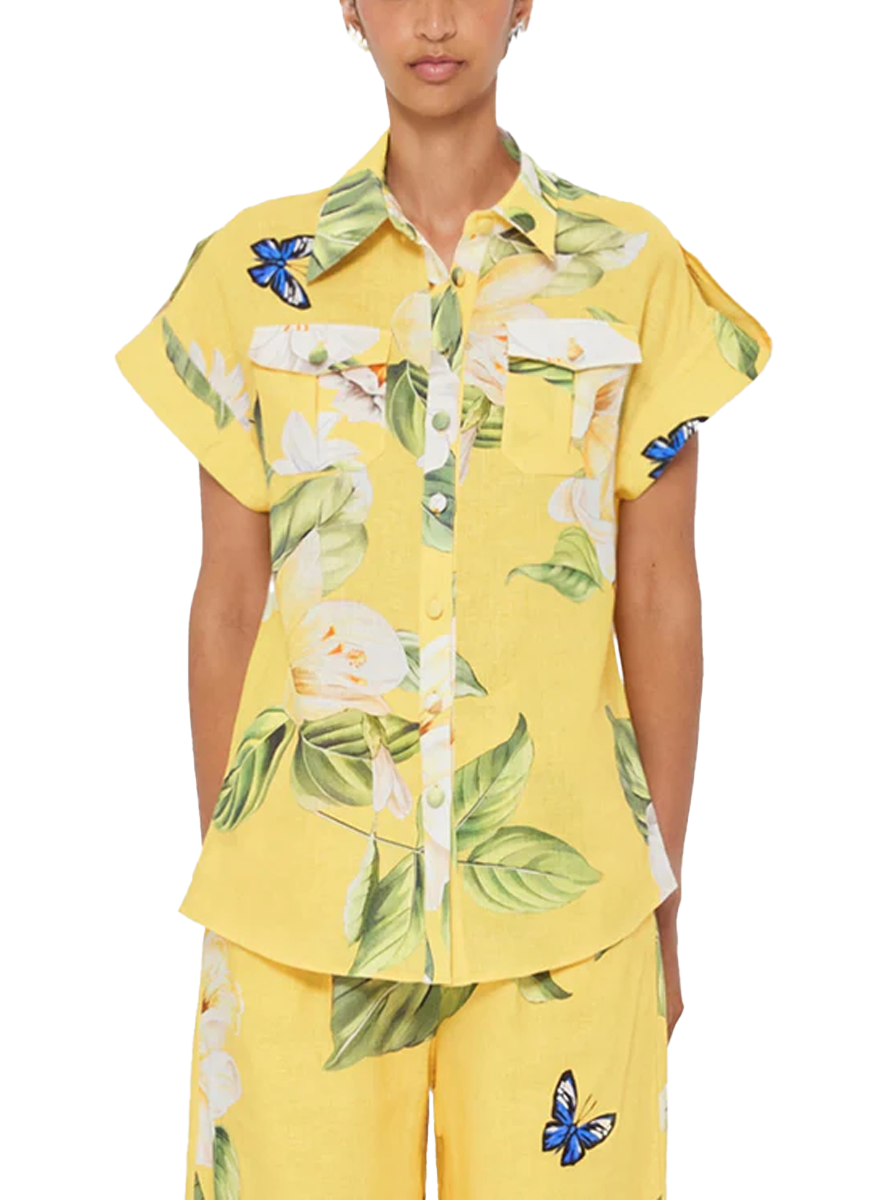 Catarina Blouse in Sunshine - Leo Lin
