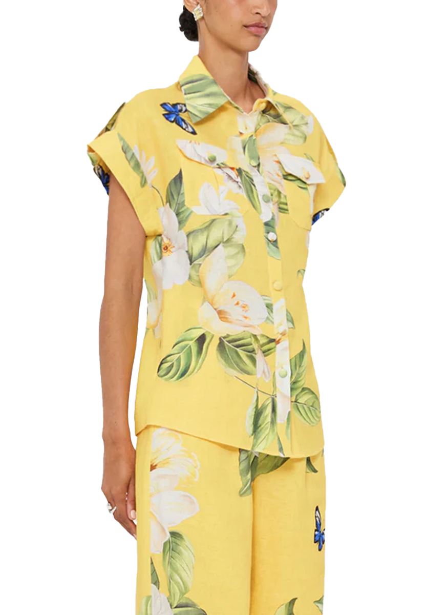 Catarina Blouse in Sunshine - Leo Lin