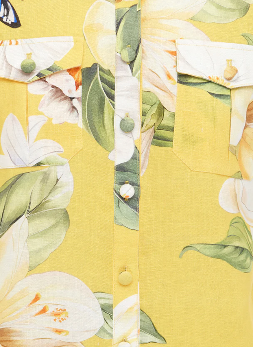 Catarina Blouse in Sunshine - Leo Lin