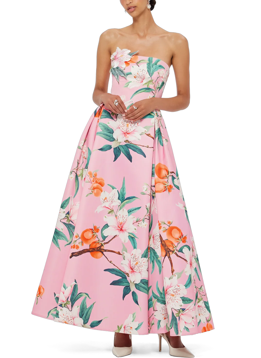 Nora Bustier Maxi Dress