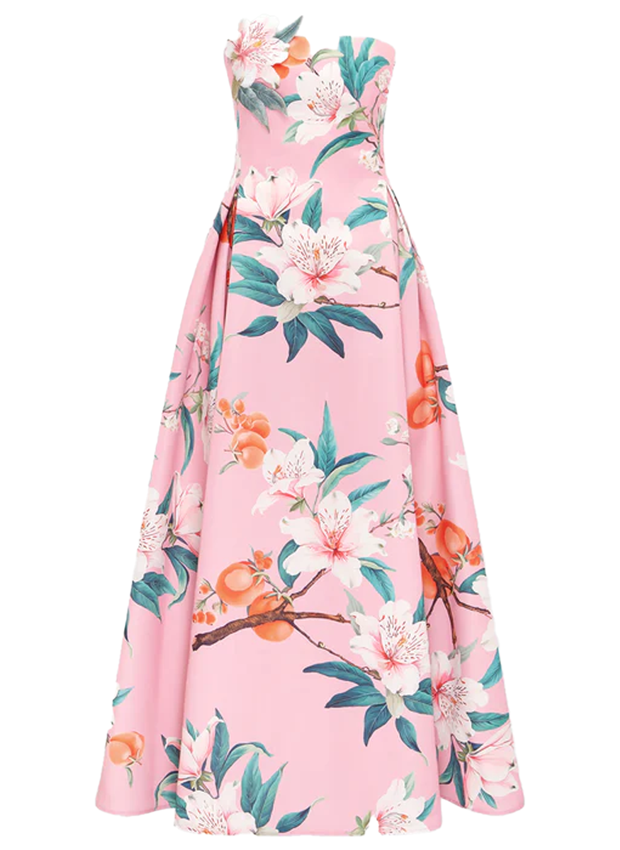 Nora Bustier Maxi Dress
