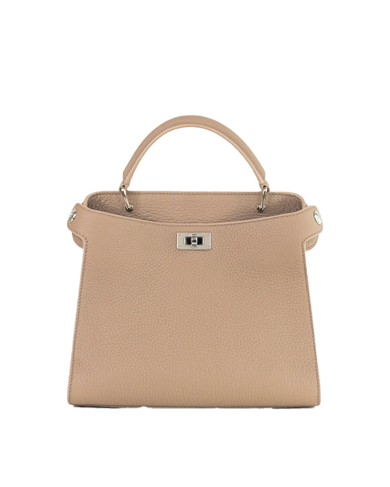 Lutece Leather PM Top Handle Bag in Tourtere