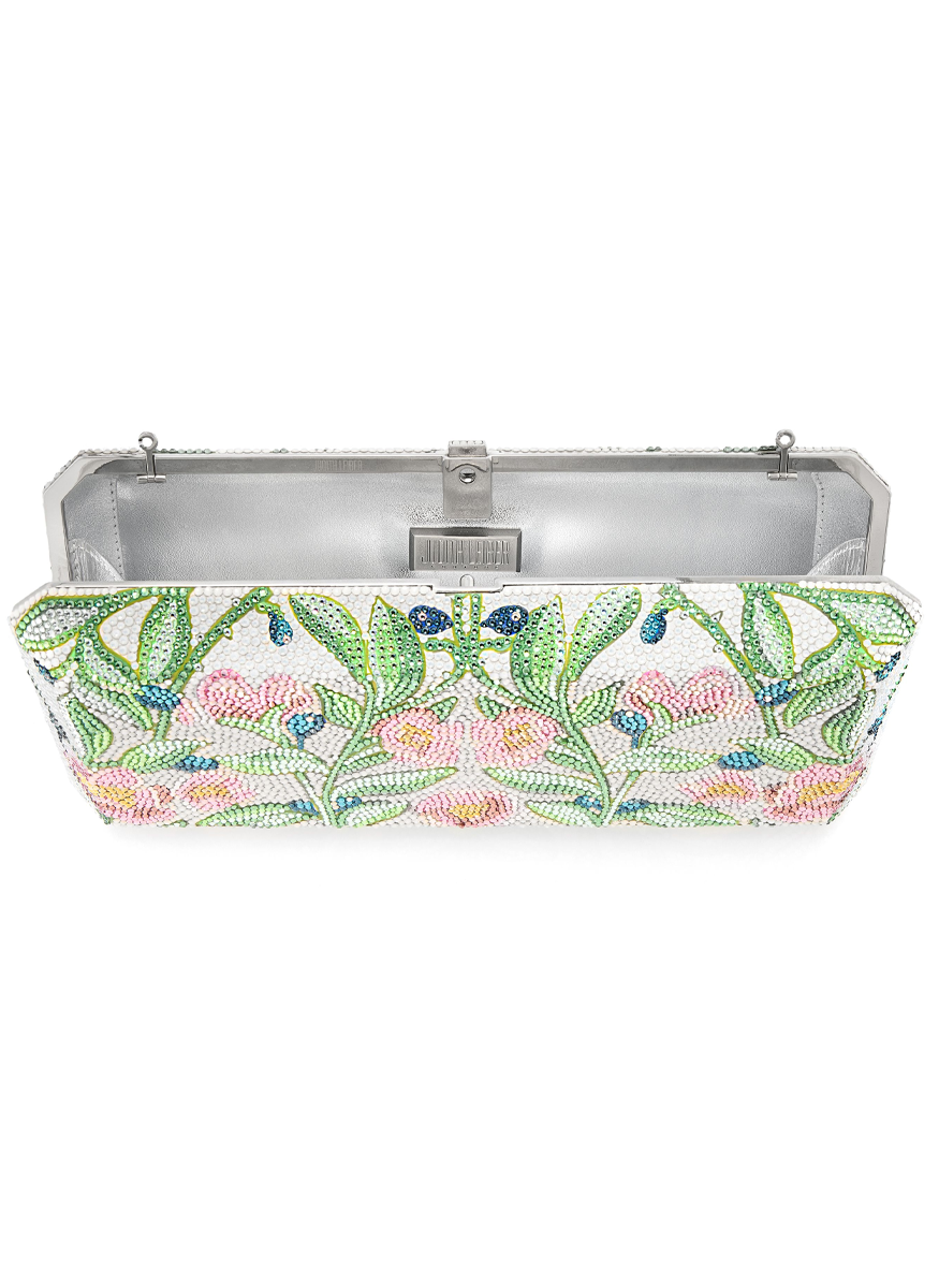Slim Rectangle Clutch in Flowery Dale