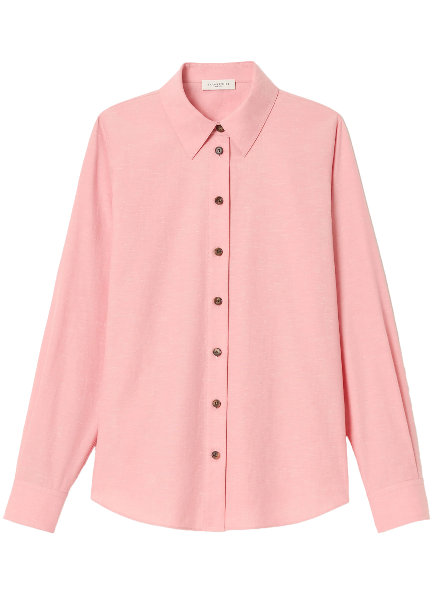 Button Down Shirt in Pastel Pink