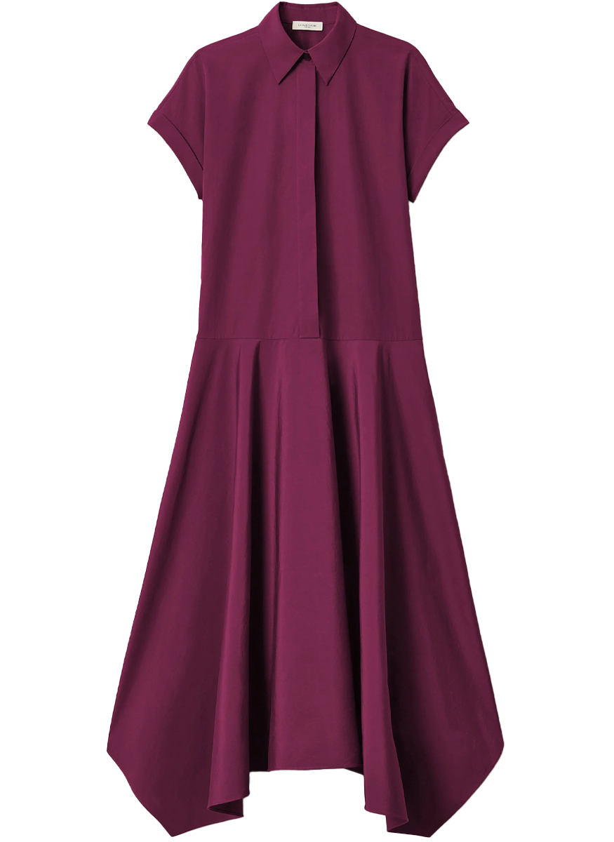Collared Drop Waist Dress