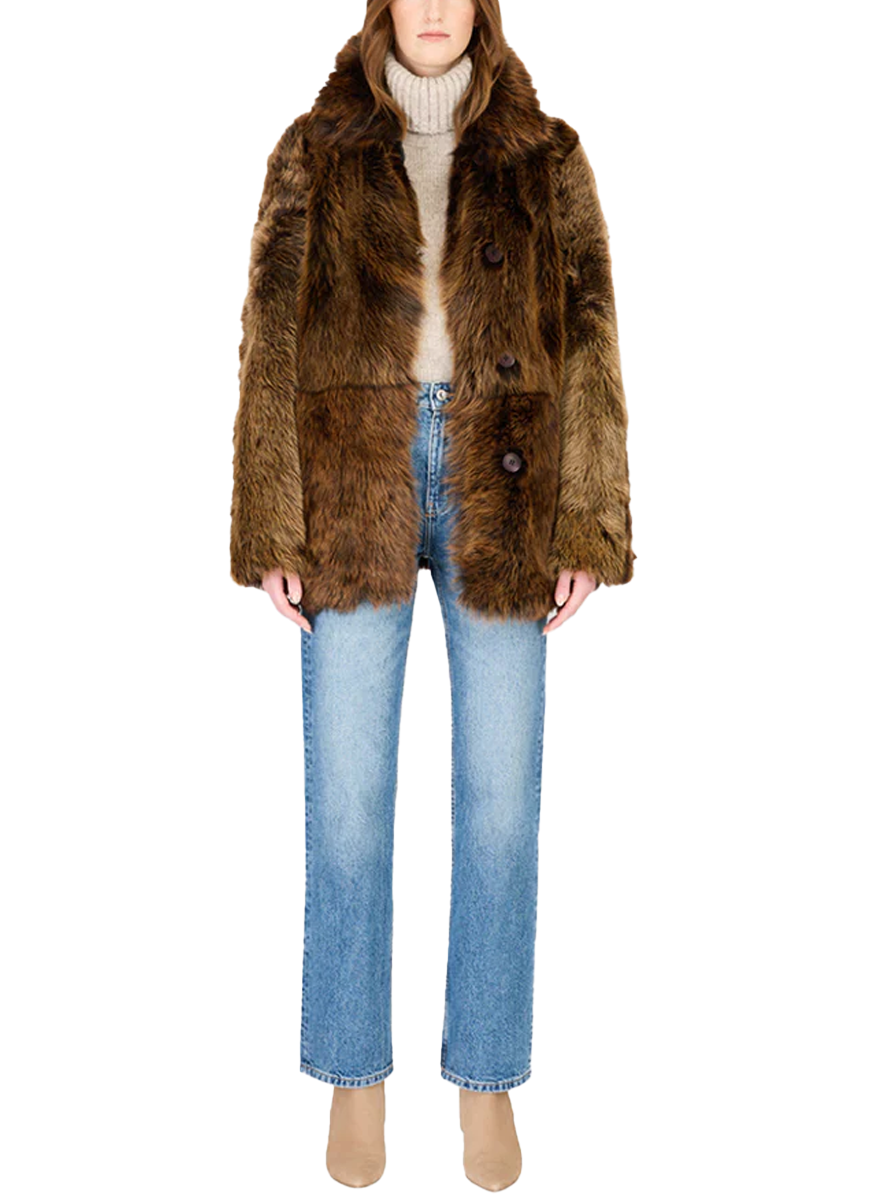 Milky Way Macassar Reversible Shearling Teddy