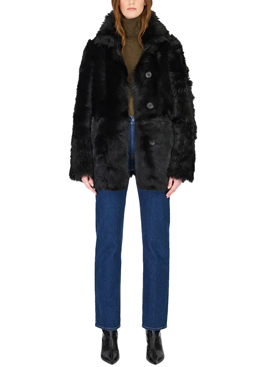 Milky Way Jet Reversible Shearling Teddy