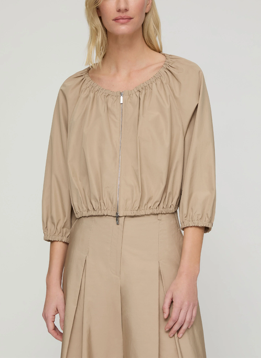 Zip Front Bubble Jacket