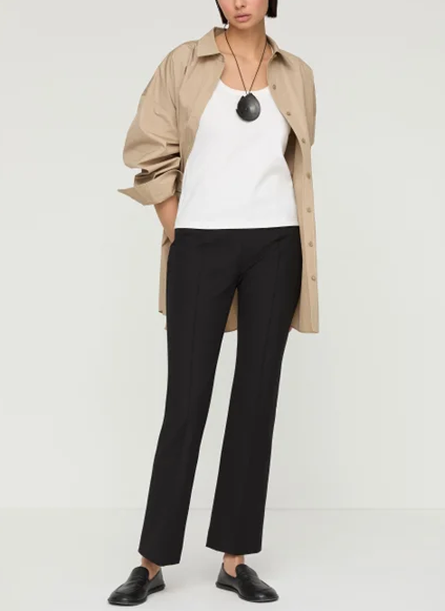Vesey Side Zip Flared Ankle Pant
