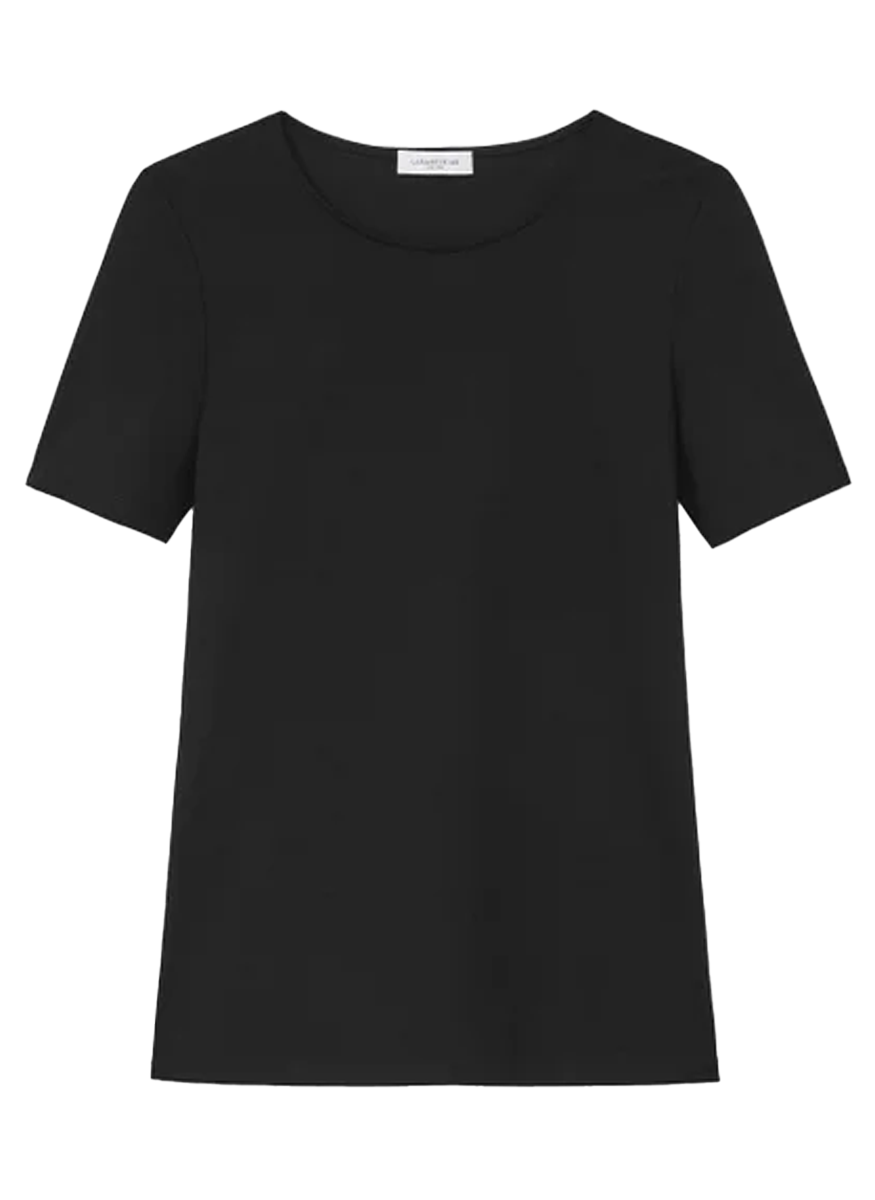 Crewneck T-Shirt in Black