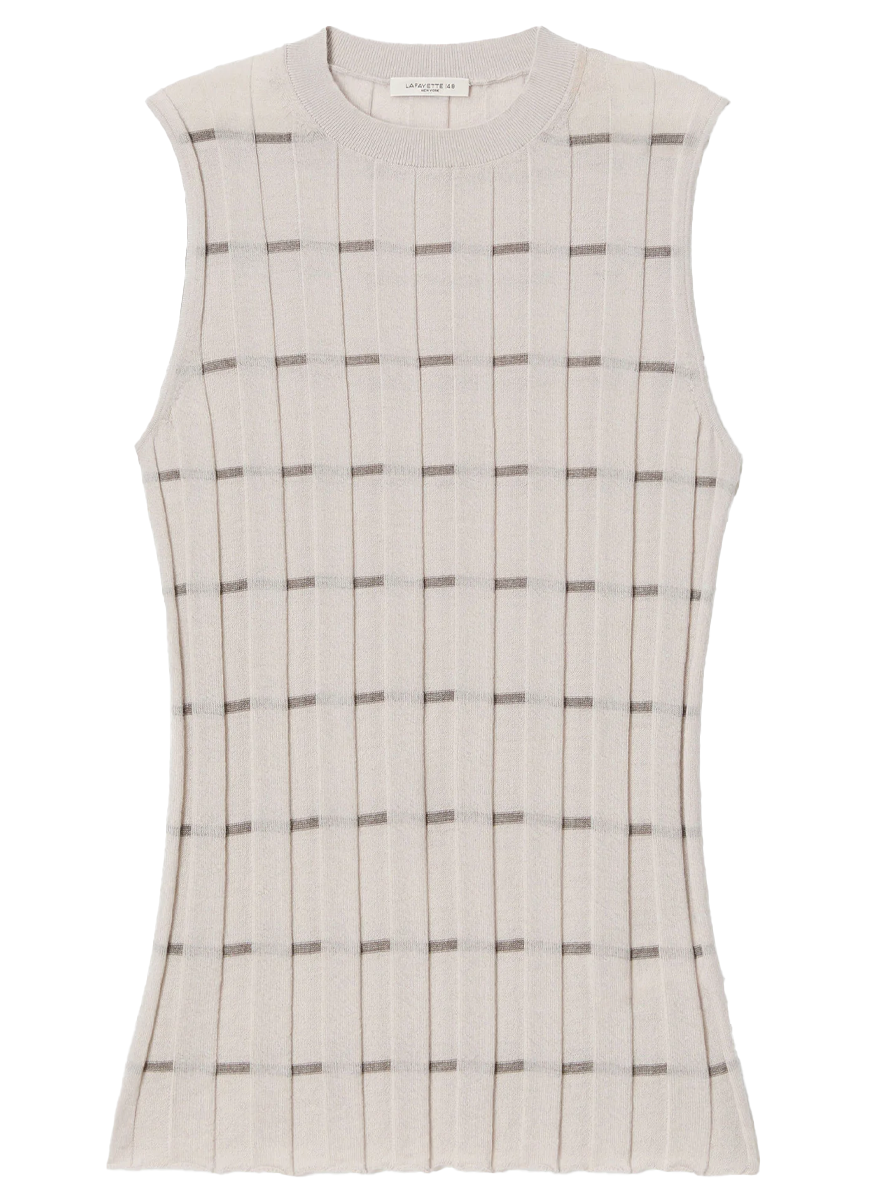 Plaited Ribbed Stripe Twinset