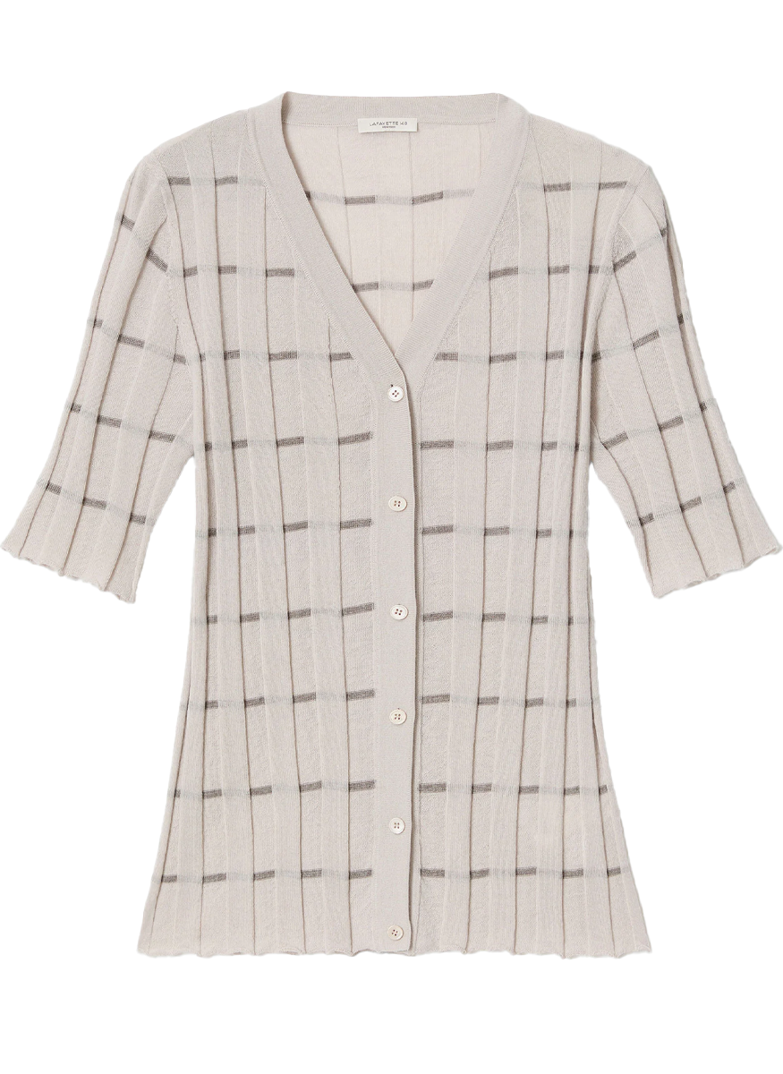 Plaited Ribbed Stripe Twinset