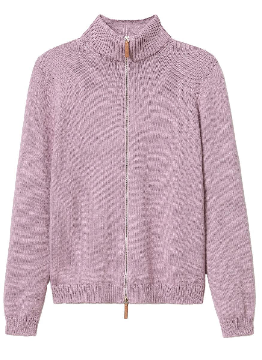 Fitted Bomber in Lavender Tint