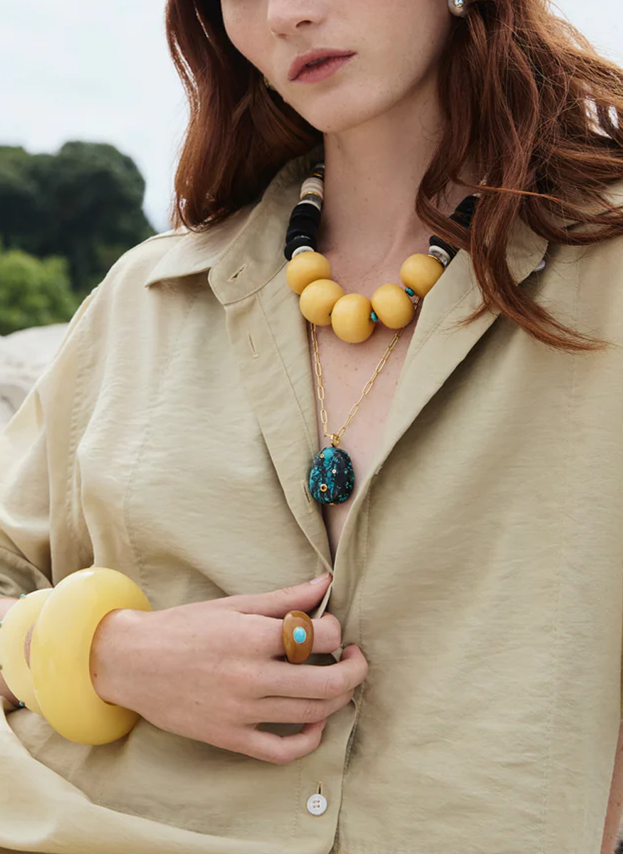 Manami Pendant Necklace - Lizzie Fortunato