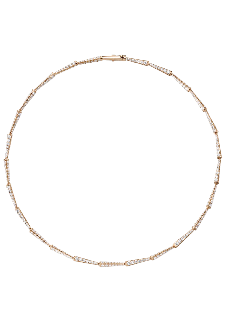 Lola Linked Necklace, Rose Gold