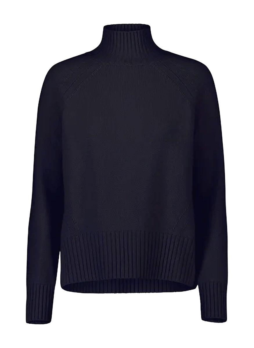 Wool Cashmere Blend Mockneck