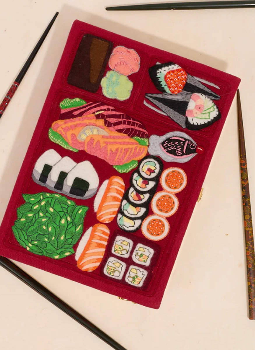 Sushi Box Book Clutch with Strap
