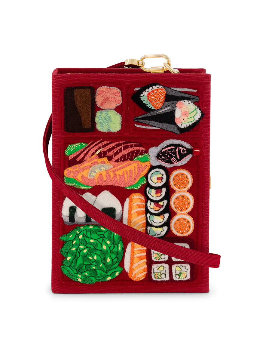 Sushi Box Book Clutch with Strap