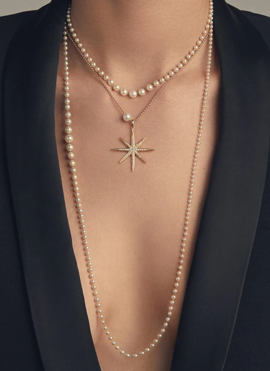 Graduated Akoya Long Pearlstrand