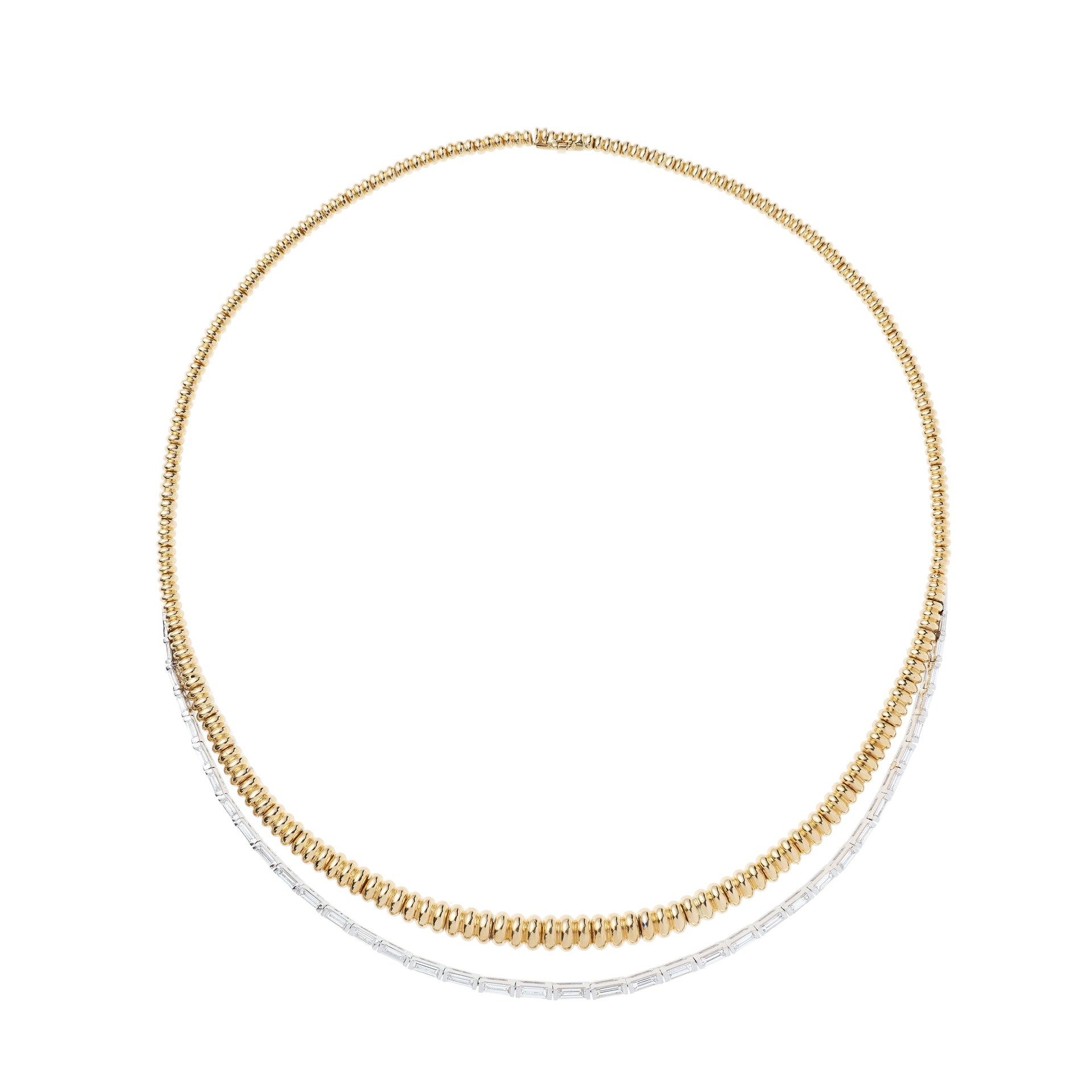 Spectrum Baguette Necklace