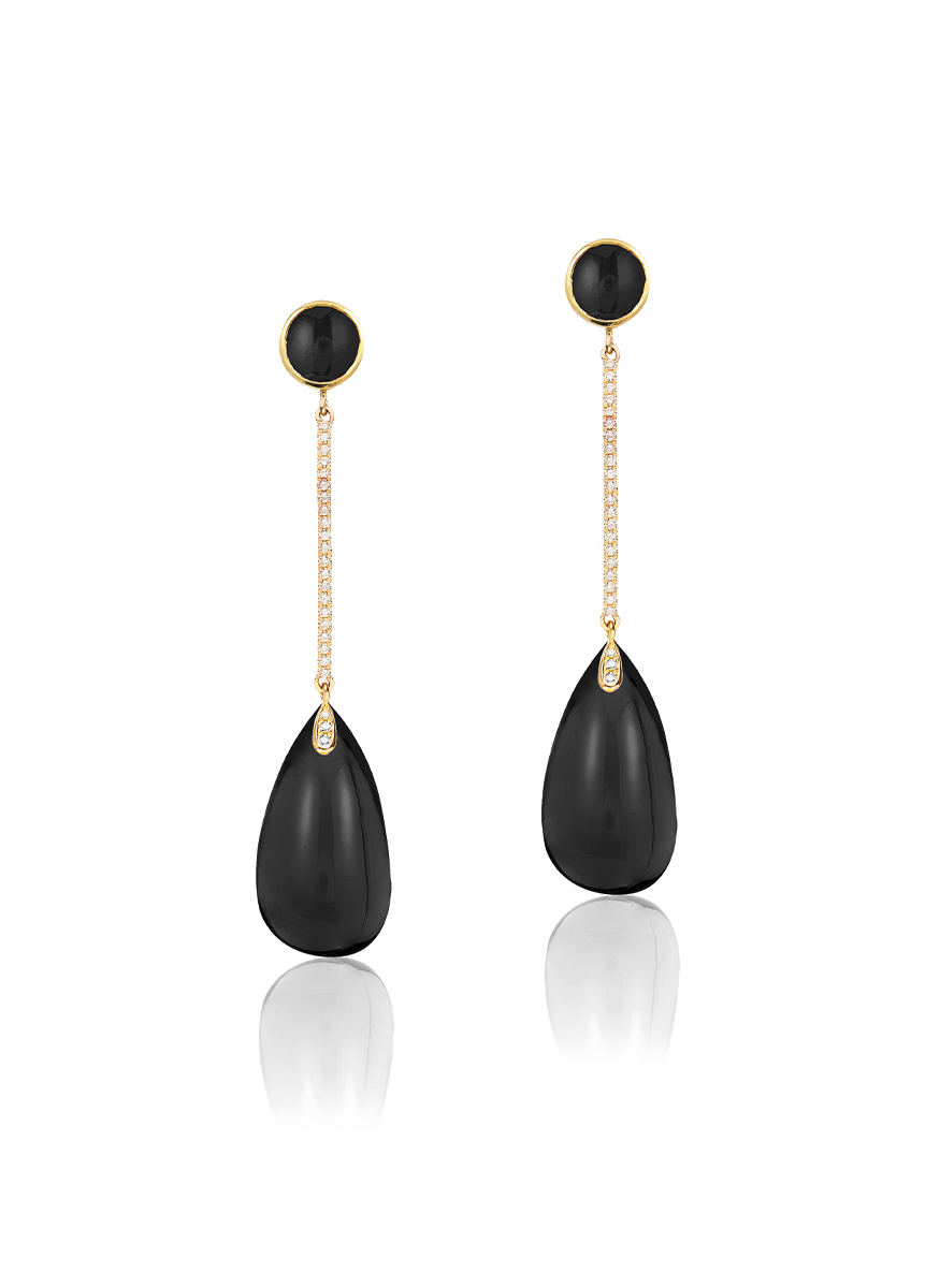 Naughty Onyx Drop Earrings