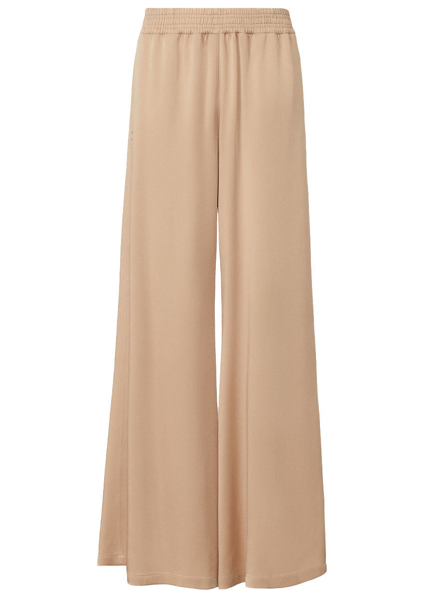 Enver Satin Wide Jogging Trouser