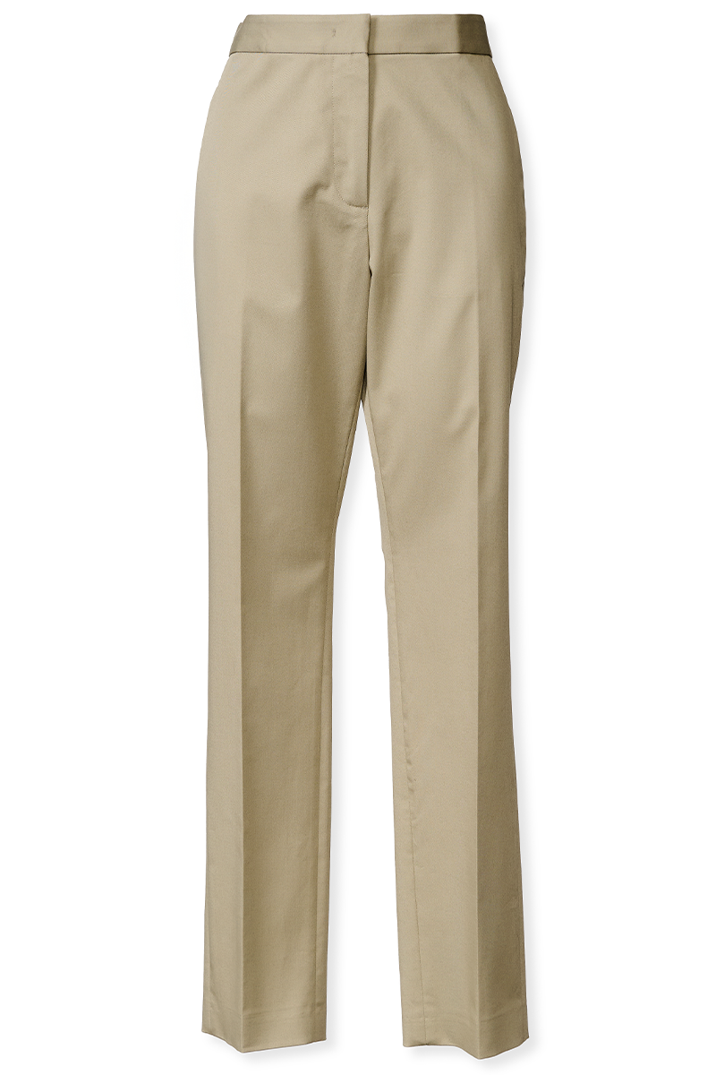 Cotton Gabardine Regular Fit Trousers