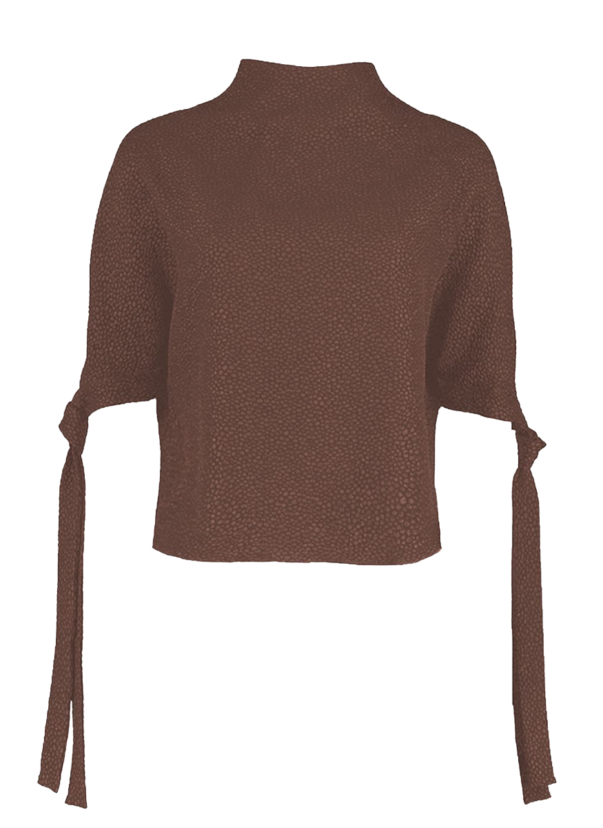 Pedernal Top in Flou Bubble Jacquard