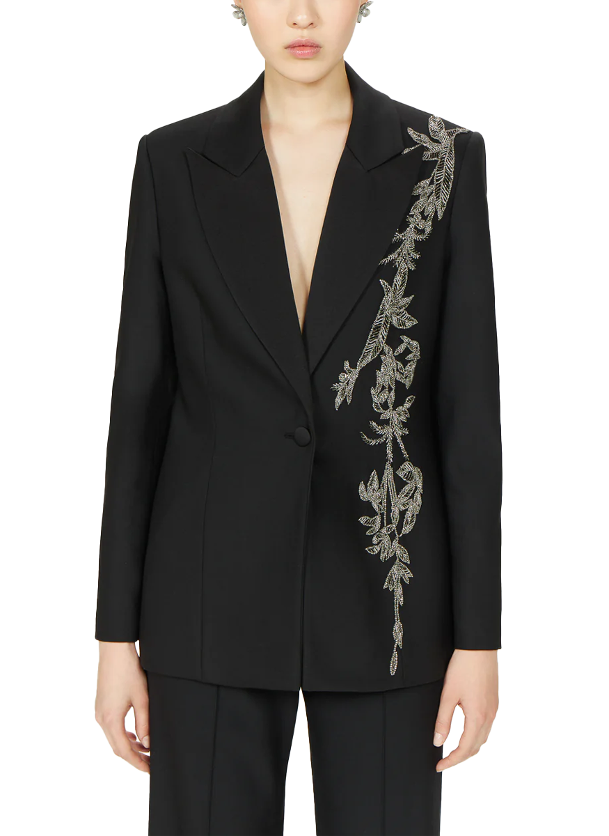 Lesia Embroidered Lightweight Suit - Costarellos