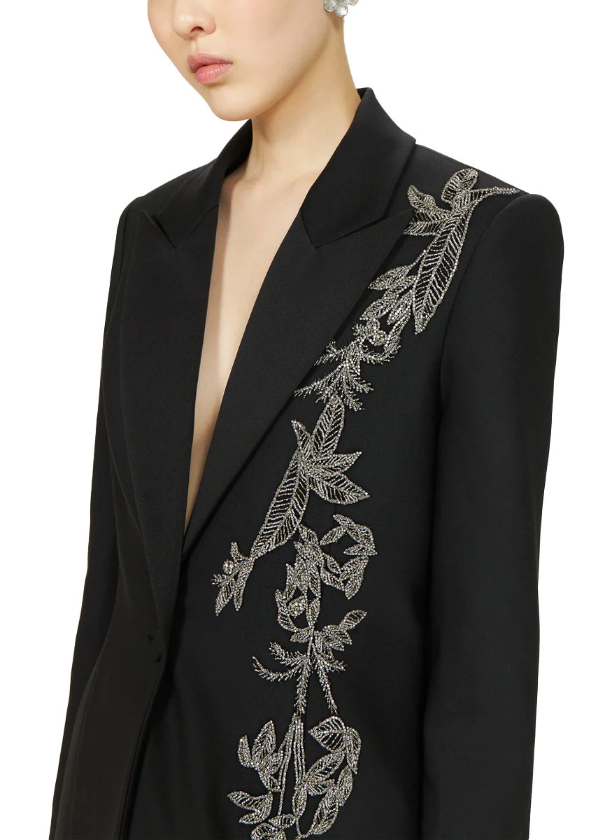 Lesia Embroidered Lightweight Suit - Costarellos