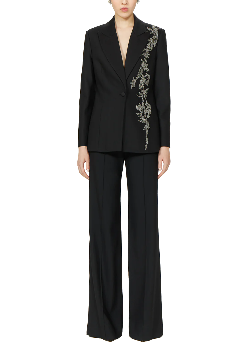 Lesia Embroidered Lightweight Suit