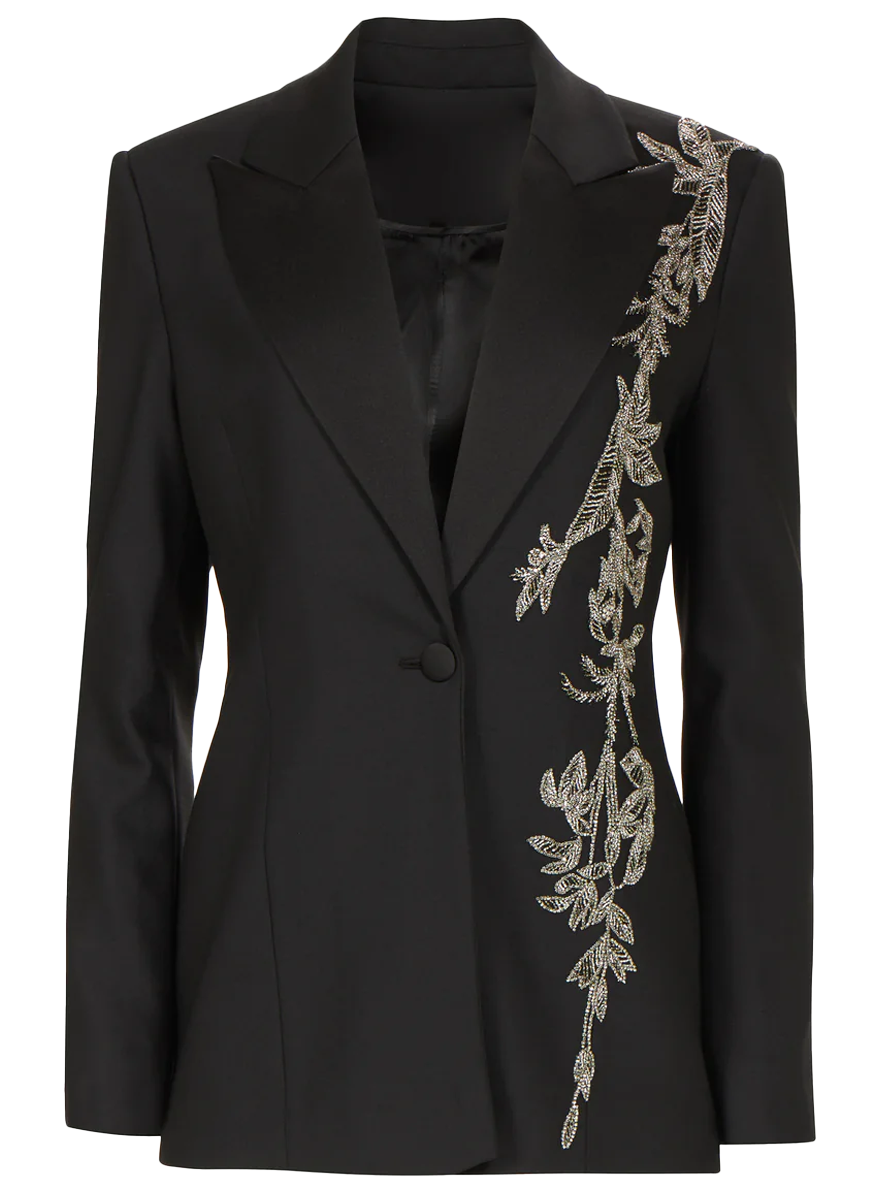 Lesia Embroidered Lightweight Suit - Costarellos
