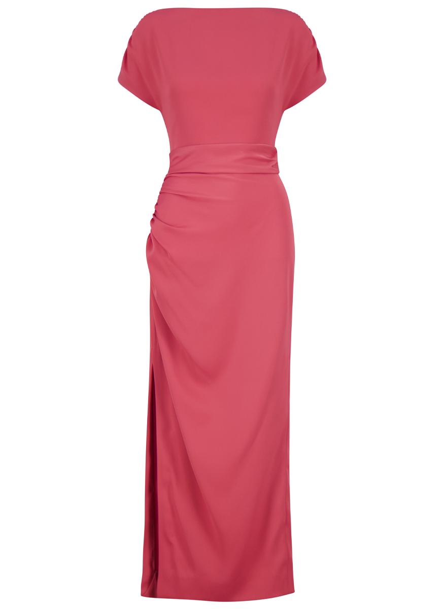 Heather Satin Crepe Dress